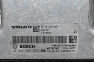 Εγκέφαλος Volvo V40 V60 S60 V70 B4164T / D4164T 2012-2019 BOSCH 31312578 0261S07523-thumb-1