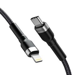 Wozinsky WNBCL2 Lightning / USB-C PD 30W cable 2 m - black-thumb-1