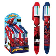 Στυλό 6 Χρωμάτων Spiderman Spiderman 50-3064