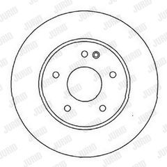 Δισκόπλακα JURID 562013JC Mercedes-Benz C-Class Coupe CL203 1800cc C200 CGI Kompressor 170ps 2003-2008 (2034210312,2104210712,2104212412,A2034210312,A2104210712)