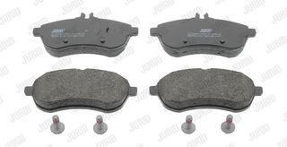 Σετ τακάκια, δισκόφρενα JURID 573257J Mercedes-Benz C-Class SW S204 1800cc C250 CGI 204ps 2009-2014 (0054200820,0054200920,0054201220,0054201520,0064207120)