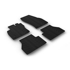 Vw Caddy Life 01/2021+ Λαστιχένια Πατάκια Σετ 4τμχ Μαύρα με Κουμπώματα Lampa