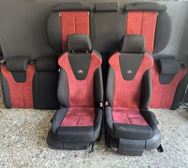 ΣΕΤ ΚΑΘΙΣΜΑΤΑ SEAT LEON FR ALCANTARA