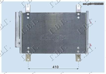 Ψυγείο A/C Βενζίνη/Πετρέλαιο (53.7x34x1.6) [2004 Και Μετά] Fiat Ducato 2002-2006