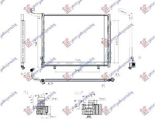 Ψυγείο A/C 1.0 EcoBoost (38.5x54.5x2.2) Ford Puma 2020-