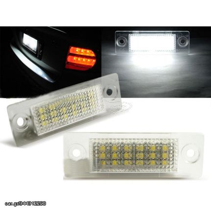 Led Φαναράκια Πινακίδας Για Vw Touran ,Jetta , Caddy ,Passat ,Transporter / Skoda Superb Canbus Ζευγάρι 2 Τεμάχια