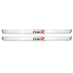 Διακοσμητικά Εσωτερικά Μασπιέ Πόρτας Universal 58cm Type-R Χρωμίου 2 Τεμάχια