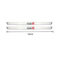 Διακοσμητικά Εσωτερικά Μασπιέ Πόρτας Universal 58cm Type-R Χρωμίου 2 Τεμάχια-thumb-1