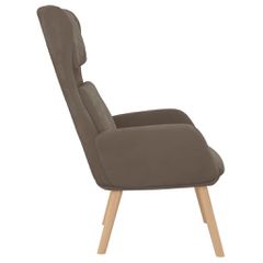 Πολυθρόνα Relax Καφέ Βελούδινη 341359-thumb-3