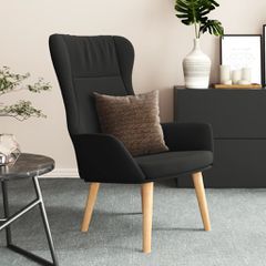 Πολυθρόνα Relax Μαύρη Υφασμάτινη 341400