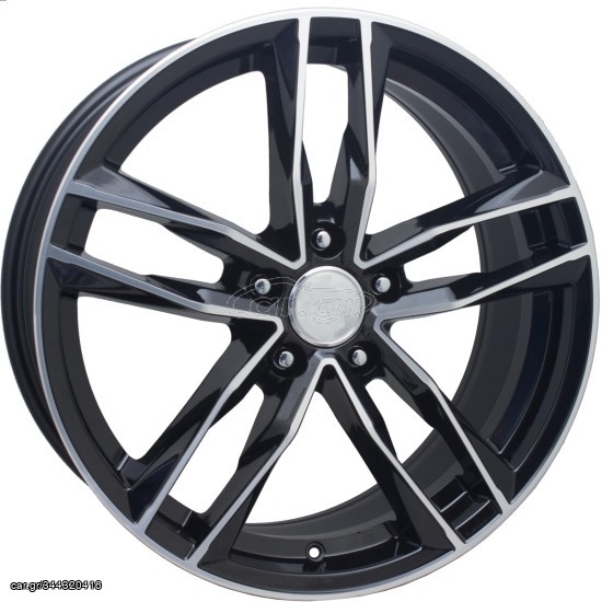 ΖΑΝΤΑ 9X20 5X112 ET45 66.6 AUDI SPORT BLACK DIAMOND