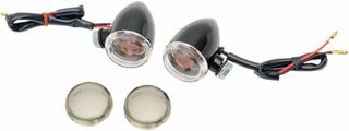 ---Κλειστά έως 21/8/2026--- DRAG SPECIALTIES marker light εμπρός Mini Deuce 20-6390BC/MH Clear Smoke 2τεμ
