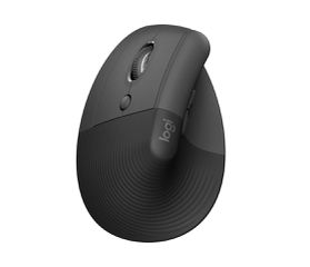 Logitech - Lift Left Vertical Ergonomic Mouse, Graphite Black / Computers