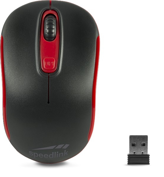 Speedlink - CEPTICA Mouse - Wireless, black-red / Computers