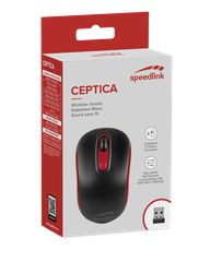 Speedlink - CEPTICA Mouse - Wireless, black-red / Computers-thumb-2