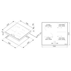 Εστία επαγωγική PHI62432FMB Pyramis-thumb-1