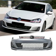 Προφυλακτήρας εμπρός με SRA + LED DRL κατάλληλο για VW Golf 7 (2012-2016) GTI New
