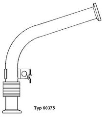 Σωλήνας, βαλβίδα AGR WAHLER 60375D Mercedes-Benz Sprinter Bus 2900cc D 122ps 1995-2000 (6011400057,6011400157,6011420964)