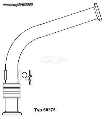 Σωλήνας, βαλβίδα AGR WAHLER 60375D Mercedes-Benz Sprinter Bus 2900cc D 122ps 1995-2000 (6011400057,6011400157,6011420964)