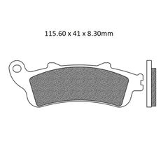 Τακάκια Σετ ARTRAX Για HONDA DEAUVILLE 650cc NT V (RC47A) 2002 2003 2004 2005