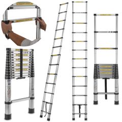 GEKO G02445 ΤΗΛΕΣΚΟΠΙΚΗ ΣΚΑΛΑ ΑΛΟΥΜΙΝΙΟΥ 3,8m 150kg