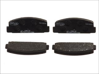 Σετ τακακιών φρένων, δίσκος φρένου MAZDA 323 F V, 323 F VI, 6; MITSUBISHI GALANT IV 1.8-2.5 09.80-07.13