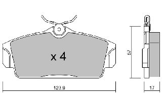 ΔΙΣΚΟΦΡΕΝΑ P11,N16 IΣIO ME ABS  BPNI1913