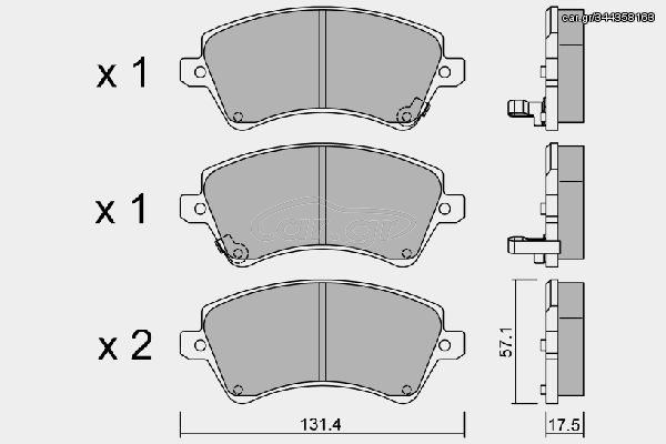 ΔΙΣΚΟΦΡΕΝΑ COROLLA 2002- VVTI  BPTO1009