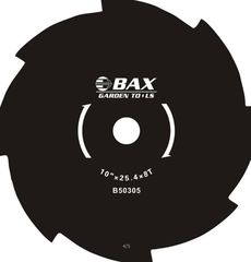 Δίσκος θαμνοκοπτικού 8 Δόντια BAX B50305 Φ255 πάχος 1.4mm ( B50305 )