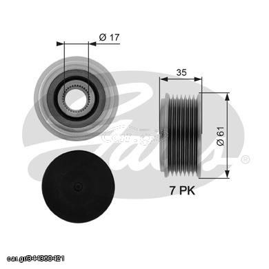 GATES ΤΡΟΧΑΛΙΑ ΔΥΝΑΜΟ FORD GATES OAP7070