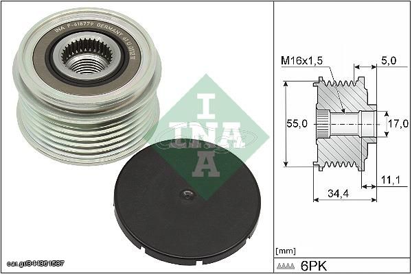 INA ΤΡΟΧΑΛΙΑ ΔΥΝΑΜΟ INA 535 0357 10