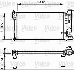 VALEO ΨΥΓΕΙΟ ΜΗΧΑΝΗΣ VALEO 731176