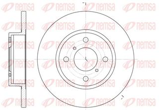 REMSA (Z 1487) ΔΙΣΚΟΠΛΑΚΕΣ OPEL REMSA 6621.00