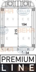 BEHR-HELLA ΨΥΓΕΙΟ ΚΑΛΟΡΙΦΕΡ HELLA 8FH 351 315-351