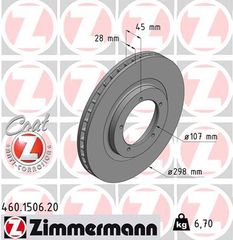 ZIMMERMANN ΔΙΣ/ΚΕΣ COAT Z PORSCHE ZIMMERMANN 460.1506.20