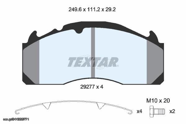 TEXTAR (2927701) ΔΙΣΚΟΦΡΕΝΑ VOLVO TEXTAR 2927705