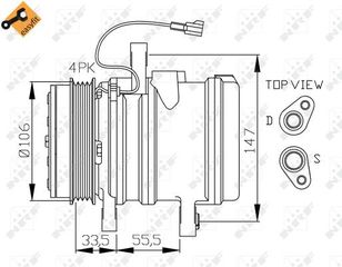 NRF ΚΟΜΠΡΕΣΕΡ A/C CHEVROLET-BUICK NRF 32436