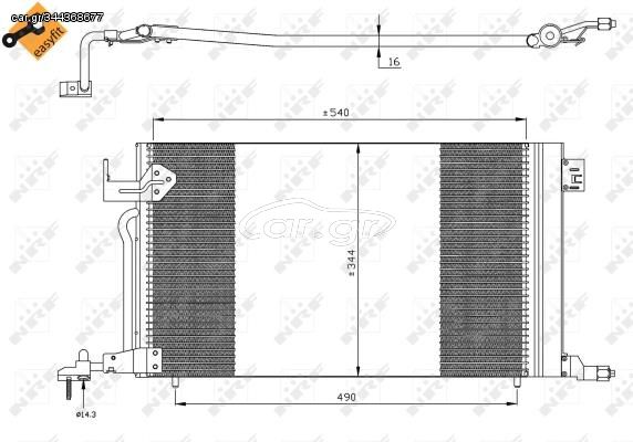 NRF ΨΥΓΕΙΑ A/C CITROEN NRF 35304