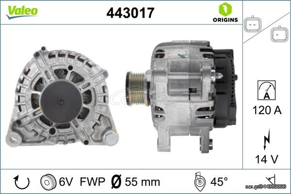 VALEO ΔΥΝΑΜΟ VALEO 443017