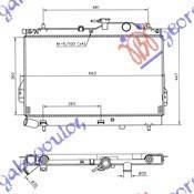 Ψυγείο Νερού 1.5 CRDi (Με/Χωρίς A/C) (36x62.4) Hyundai Matrix 2008-2010