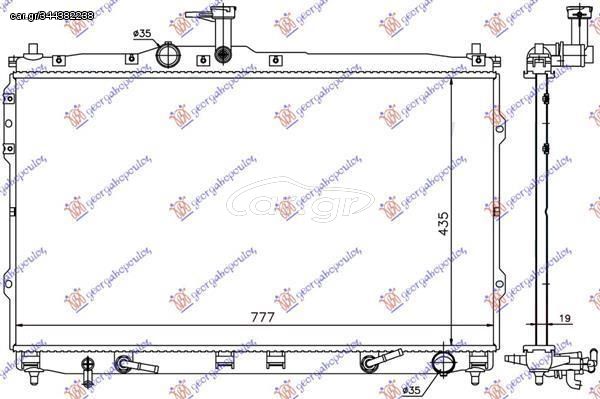 Ψυγείο Νερού 2.4 i 16V Βενζίνη/2.5 TDCi (Αυτόματο Σασμάν) (43.5x77.5x1.6) Hyundai H-1 Starex 2007-2018