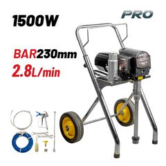 BAP7050 Ηλεκτρικό Πιστόλι Ψεκασμού Airless 1500W - ΠΙΣΤΟΛΙΑ ΒΑΦΗΣ - BORMANN PRO (#071877)