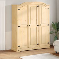 Ντουλάπα Corona 151,5x52x186 εκ. από Μασίφ Ξύλο Πεύκου 4012158