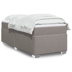 ΚΡΕΒΑΤΙ BOXSPRING ΜΕ ΣΤΡΩΜΑ TAUPE 80X200 ΕΚ. ΥΦΑΣΜΑΤΙΝΟ 3285092