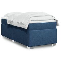 ΚΡΕΒΑΤΙ BOXSPRING ΜΕ ΣΤΡΩΜΑ ΜΠΛΕ 100 X 200 ΕΚ. ΥΦΑΣΜΑΤΙΝΟ 3285115