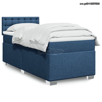 ΚΡΕΒΑΤΙ BOXSPRING ΜΕ ΣΤΡΩΜΑ ΜΠΛΕ 80X200 ΕΚ. ΥΦΑΣΜΑΤΙΝΟ 3288035