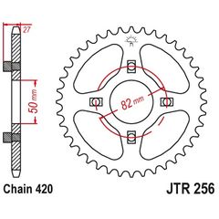 Γραναζι πισω 256.30 / 153 30 F Honda Chally 30Δ PBR - (10110-156)