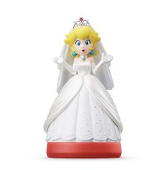Nintendo Amiibo Peach in wedding outfit (Super Mario Collection) / Video Games and Consoles