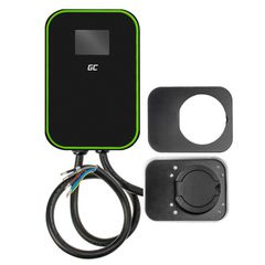 GREEN CELL WALLBOX EV POWERBOX 22KW WITH SOCKET & RFID-thumb-1