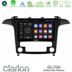 Clarion GL700 Lite Series Ford S-Max 2006-2012 8Core Android11 6+128GB Navigation Multimedia Tablet 9″ Με Carplay & Android Auto